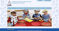 Desktop Screenshot of franciscainesdemarie.com